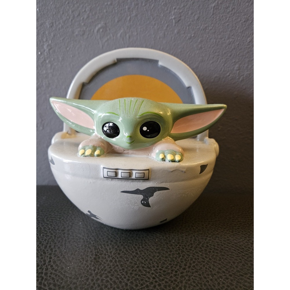 Disney‎ Star Wars Ceramic Bank The Mandalorian Grogu Baby Yoda Penny Bank